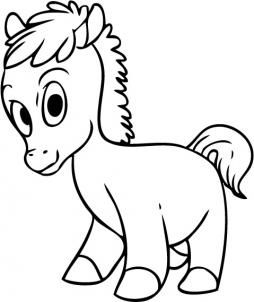 254x302 Horse Step Things To Wear In Cartoon Drawings, Horse