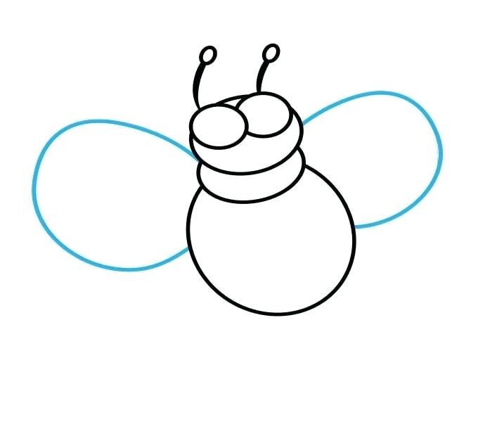 680x600 Bee Cartoon Drawing