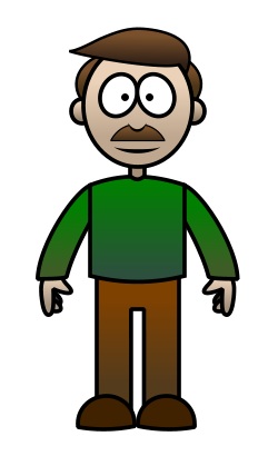 250x419 Drawing A Cartoon Dad