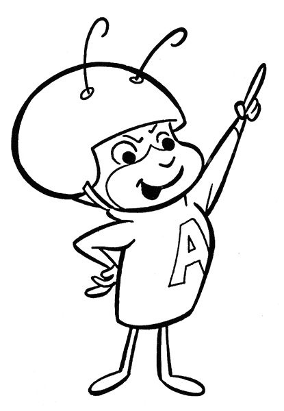 415x600 How To Draw Atom Ant Online Drawing Lessons