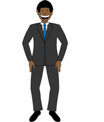 214x250 Drawing A Cartoon Man