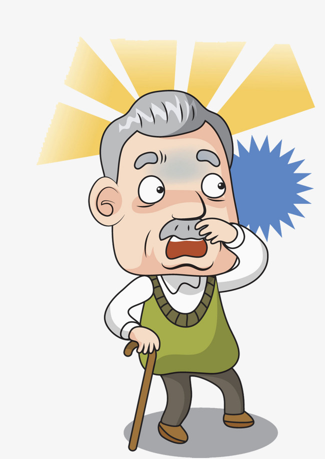650x919 Surprised Old Man, Man Clipart, Cartoon Hand Drawing Png Image