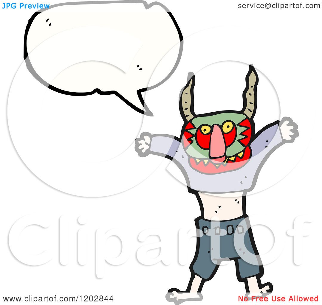 1080x1024 Cartoon Of A Person In A Witch Doctor Mask Speaking