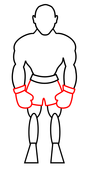 300x575 Drawing A Cartoon Boxer