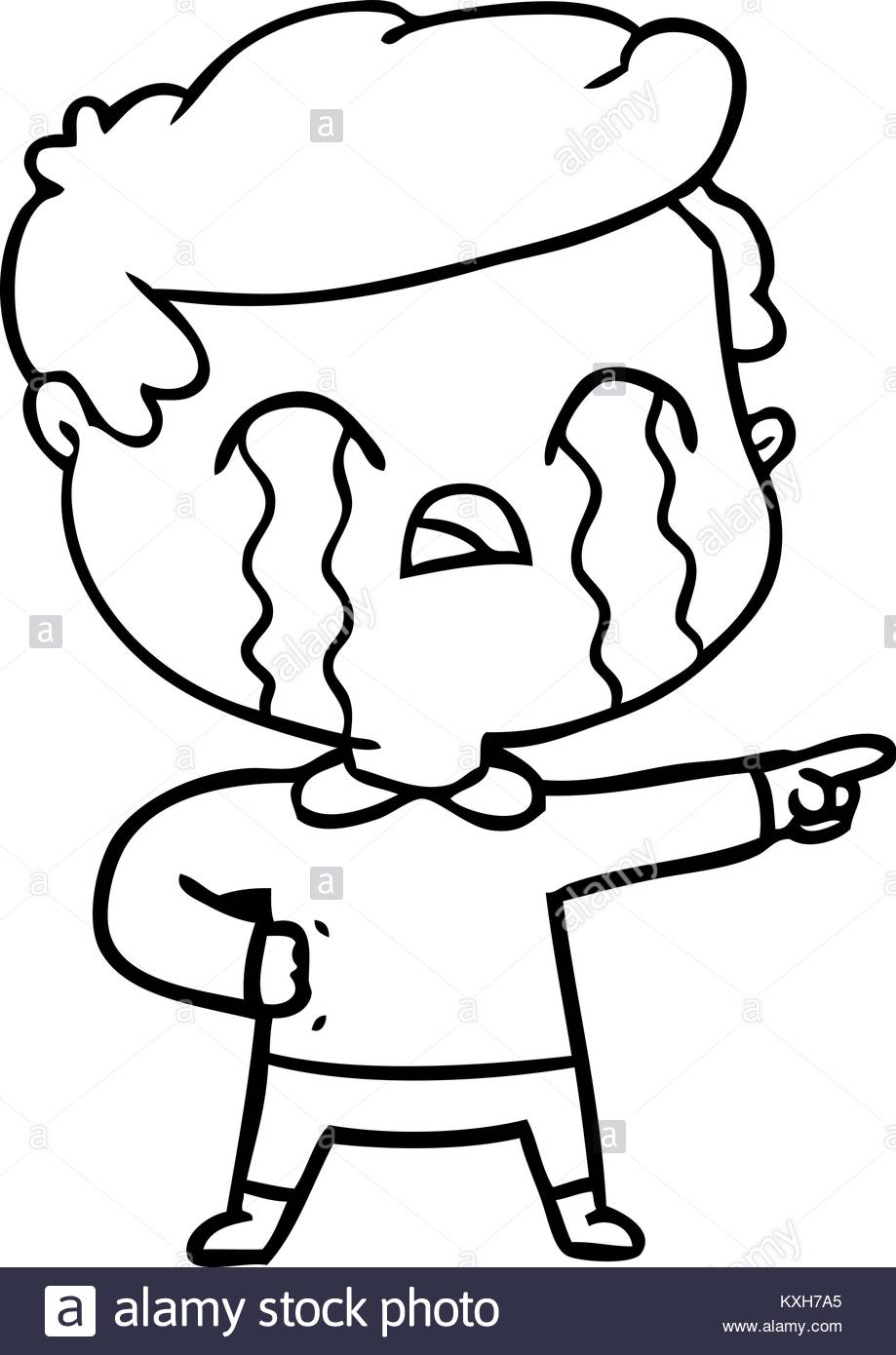 919x1390 Huge Collection Of 'person Crying Drawing' Download More Than