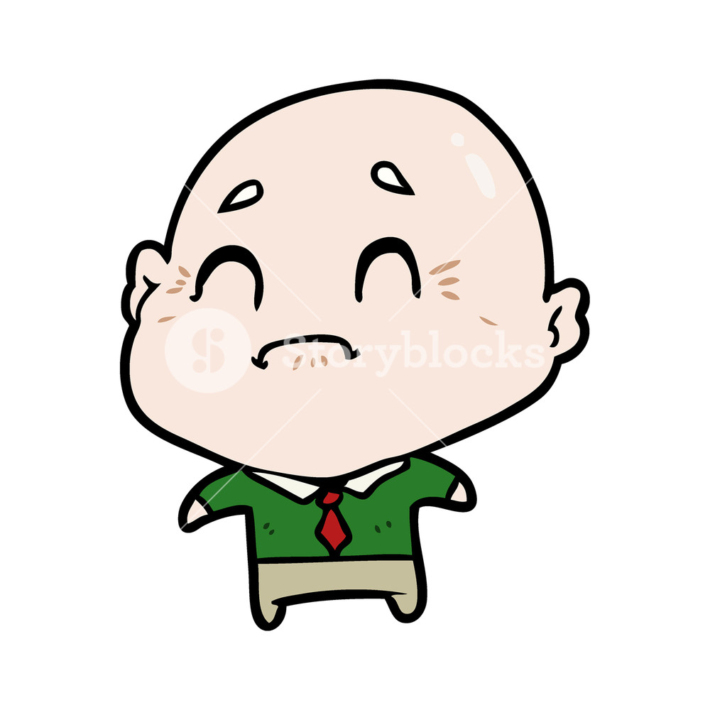 1000x1000 Cartoon Old Man Royalty Free Stock Image