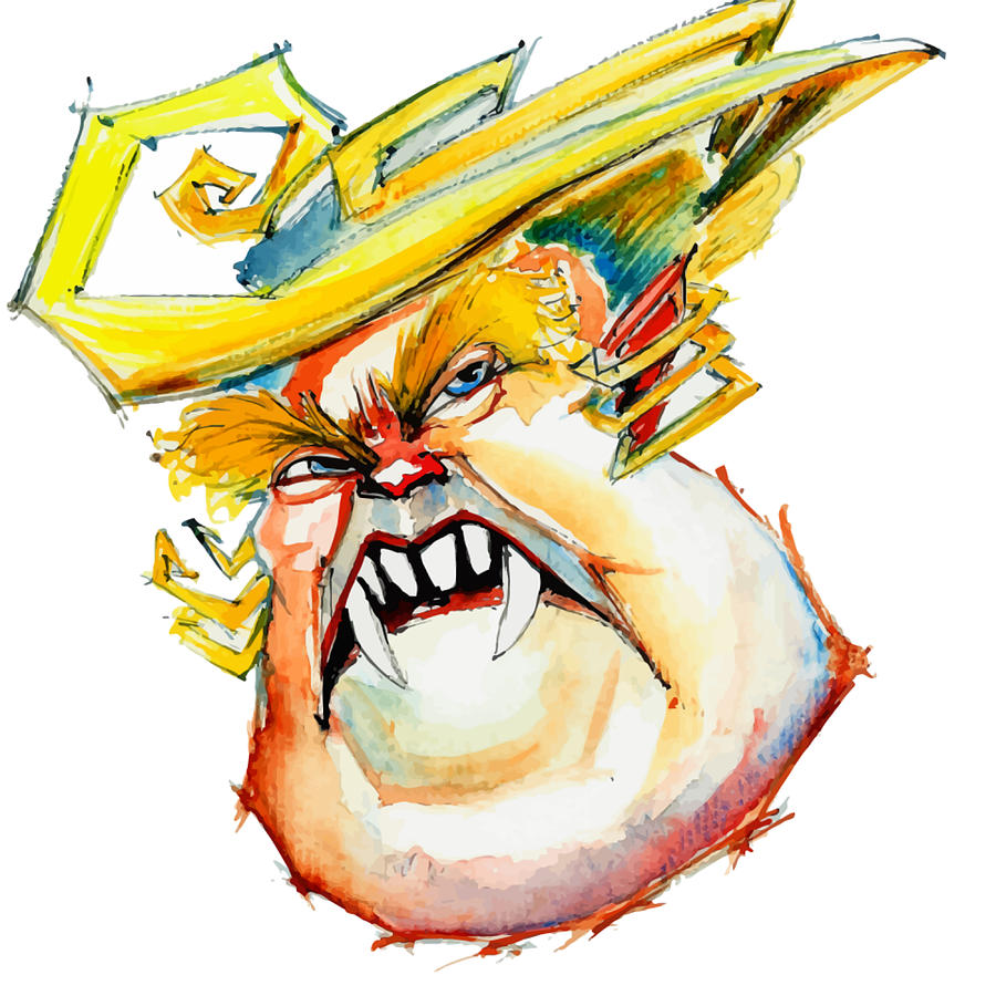 900x900 Donald Trump Cartoon Drawing Easy Hair Skyline Comic Cat Funny
