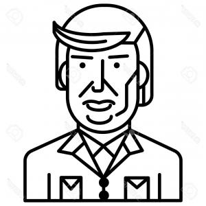 300x300 Stock Photo Donald Trump President Of The United States Cartoon