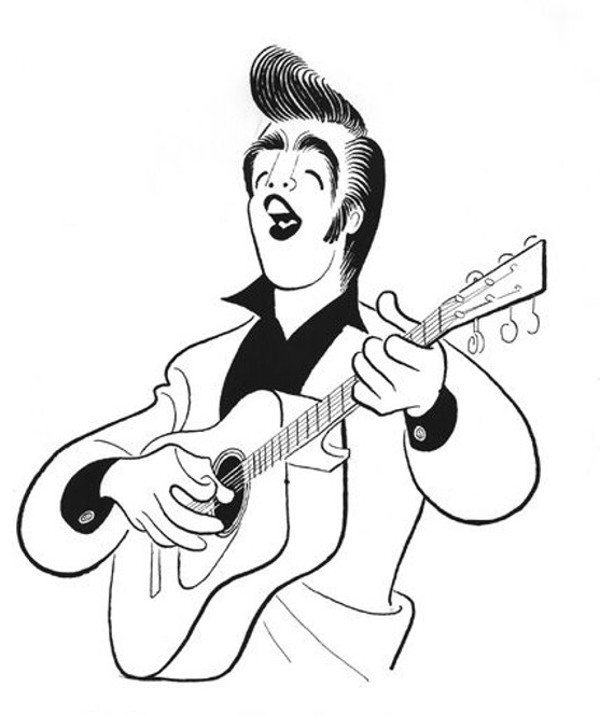 600x715 Elvis' Golden Caricatures Volume