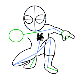 260x260 How To Draw Spiderman Cartoon Drawing Lesson