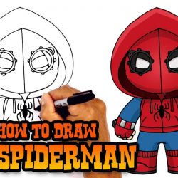 250x250 Spider Man And Drawing Spiderman Easy With Colour Painting Iron