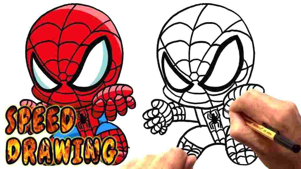 Cartoon Drawing Of Spiderman | Free download on ClipArtMag