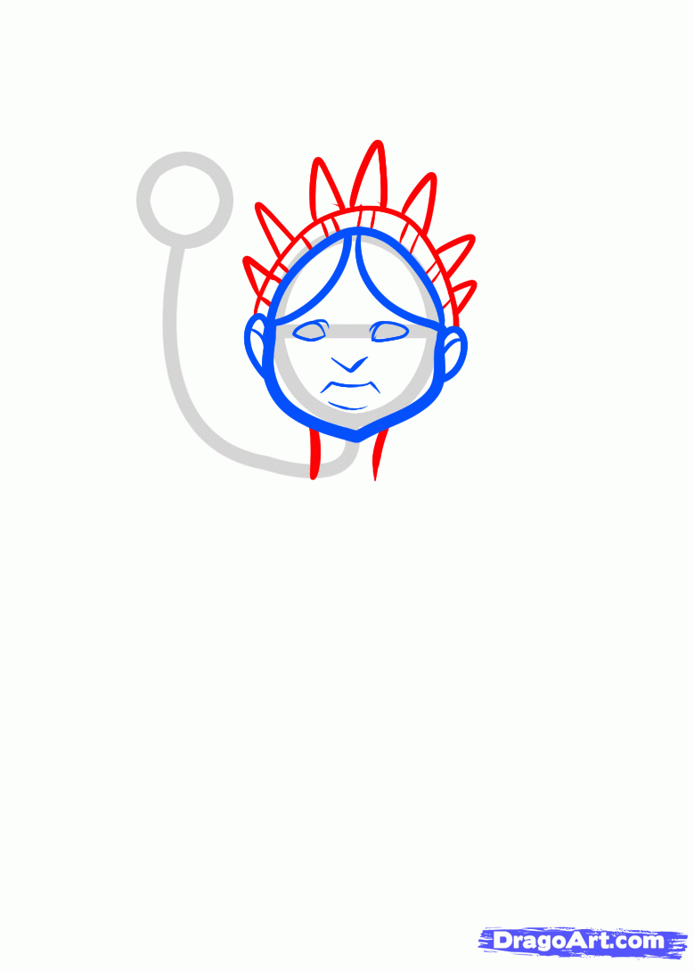 779x1089 How To Draw The Statue Of Liberty Easy, Step