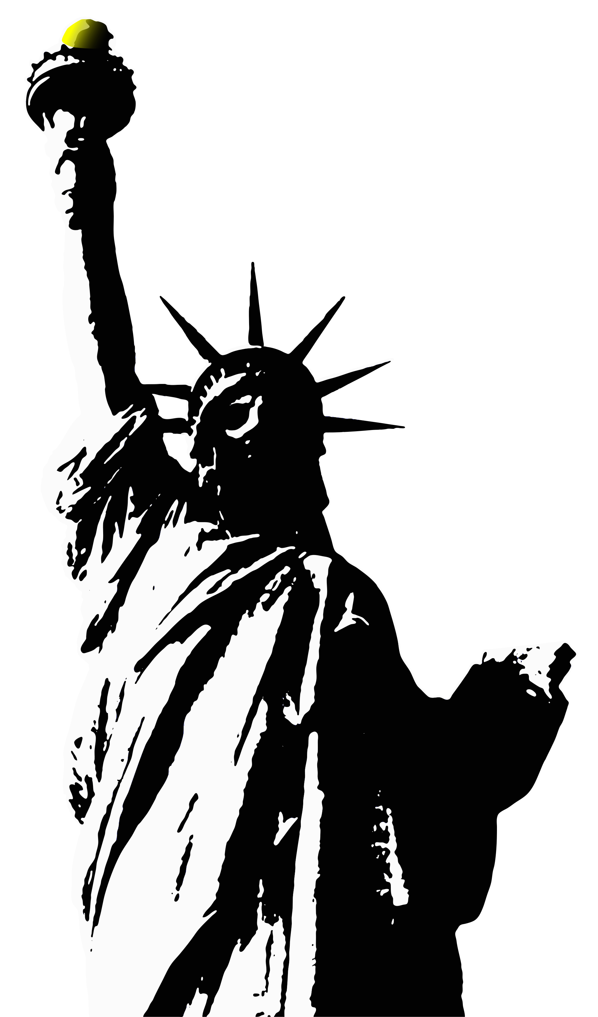 2000x3401 Drawing Statue Liberty Transparent Png Clipart Free Download