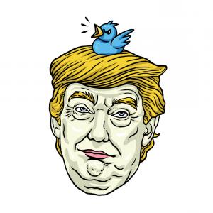 300x300 Editorial Photo Kim Jong Un Vs Donald Trump Cartoon Caricature