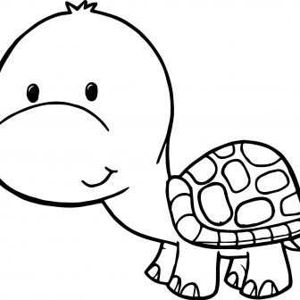 336x336 Cartoon Drawing A Turtle Sea In Step Painted How To Carmi Chaelinn