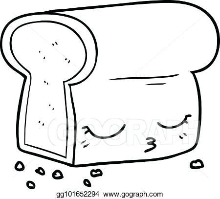 450x407 loaf of bread drawing drawn bread carton x loaf of bread line