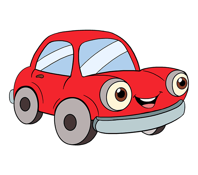 678x600 How To Draw A Cartoon Car Birthday Cartoon, Cartoon Images