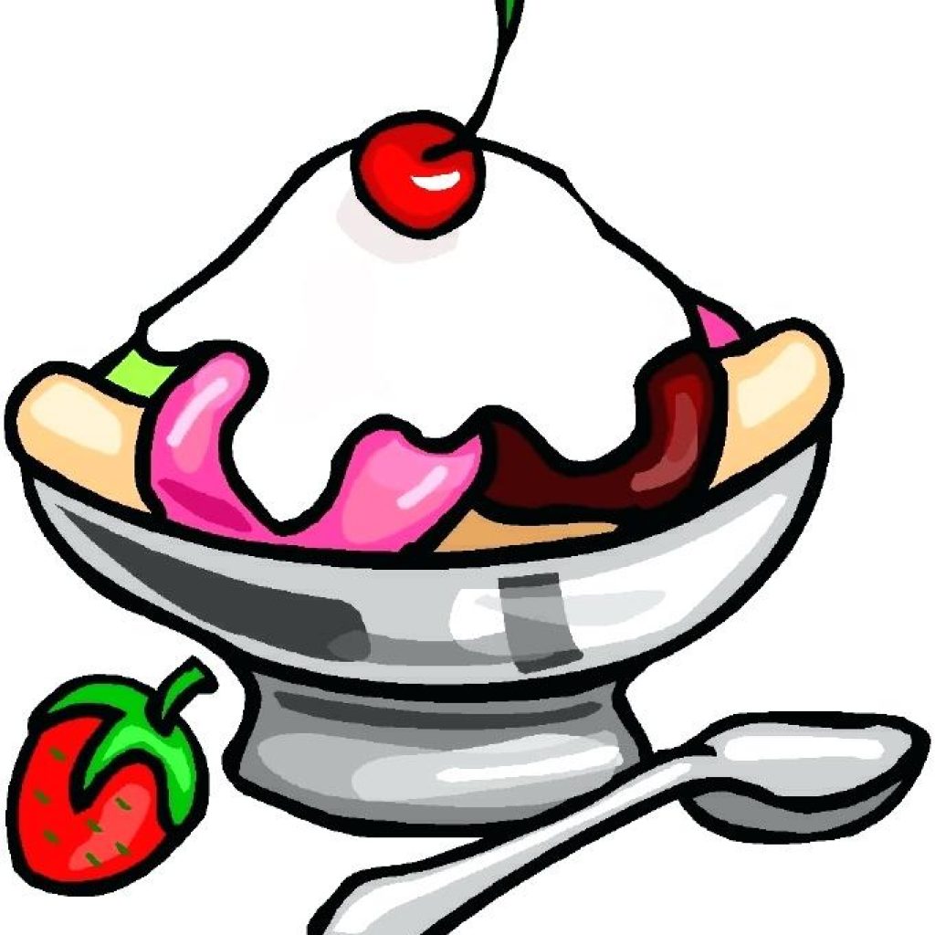 1024x1024 Ice Cream Sundae Cartoon Food Clipart House Clipart Online Download
