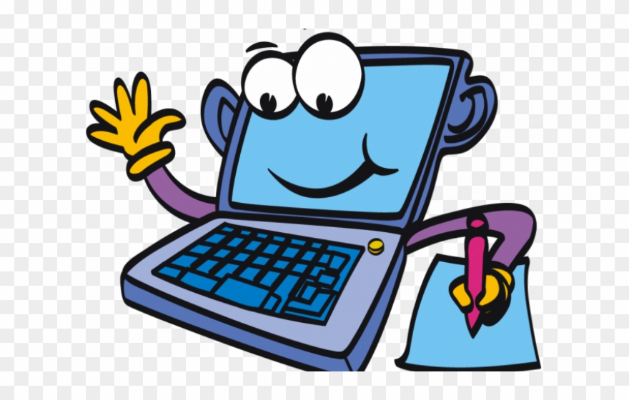880x560 Cartoon Computer Clipart
