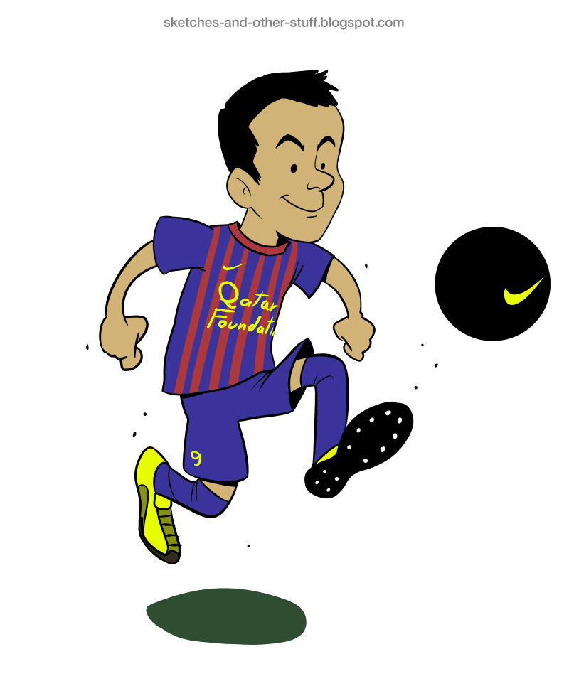 Cartoon Drawings Of Football Players