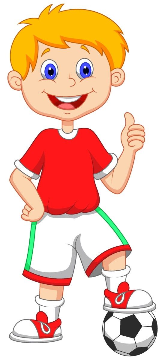 550x1200 Kid Football Player Cartoon Image D Free Cartoon Images