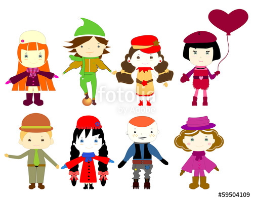 500x396 Cartoon Drawings Of Children Stock Image And Royalty Free Vector