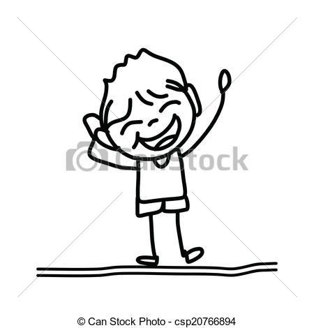 450x470 Hand Drawing Happy Kids Hand Drawing Cartoon Happy Kids