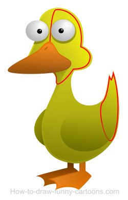 250x391 Drawing A Duck Cartoon