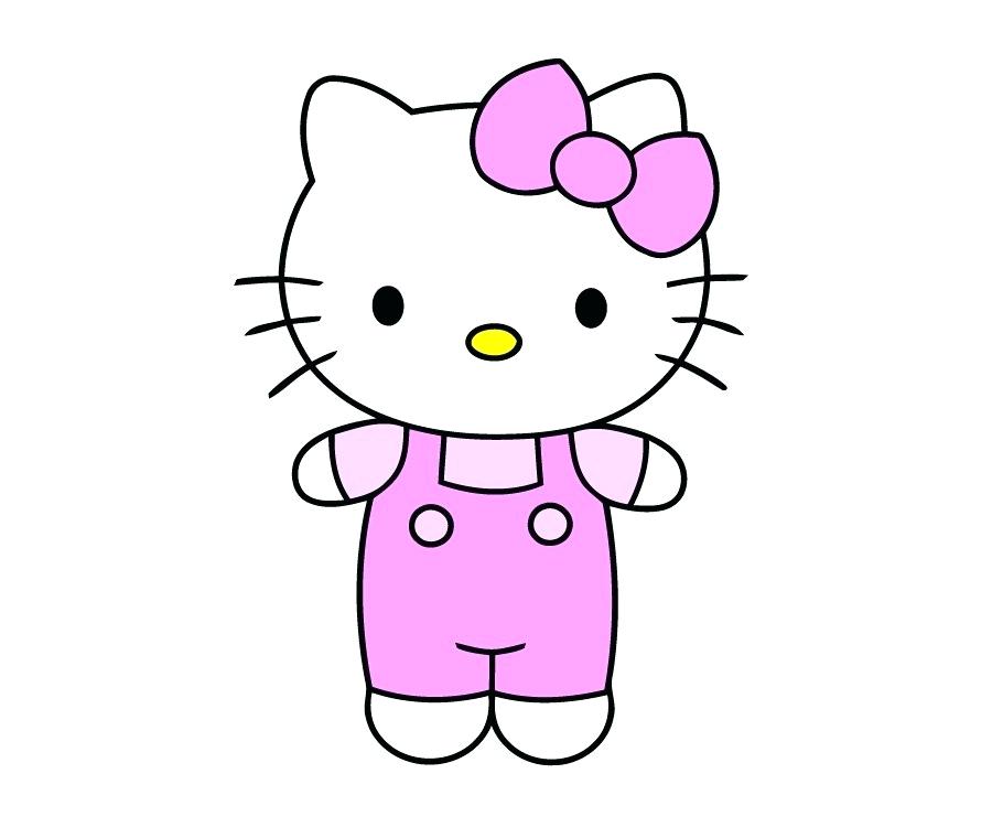 900x760 Hellokitty Drawing How To Draw Fairy Hello Kitty Hello Kitty