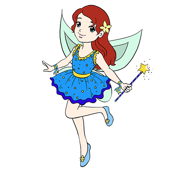 678x600 How To Draw A Fairy In A Few Easy Steps Easy Drawing Guides