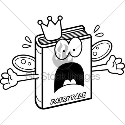 500x500 Scared Cartoon Fairy Tale Gl Stock Images