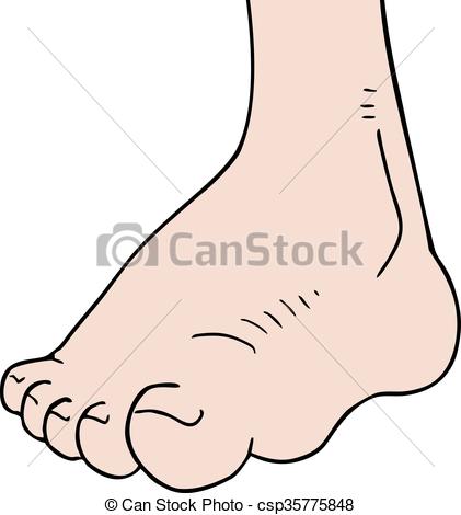 421x470 Creative Design Of Cartoon Foot Vector
