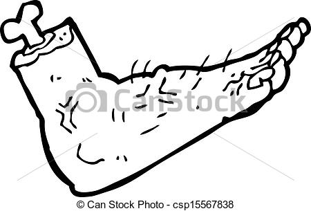 450x305 Cartoon Gross Severed Foot Vectors