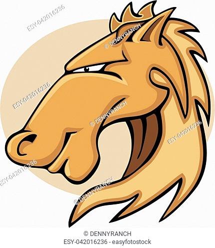 430x495 horse head cartoon stock photos and images age fotostock