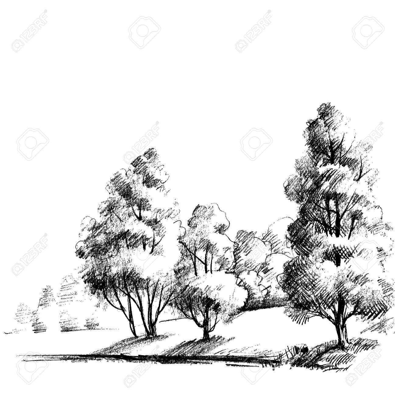 1300x1300 Huge Collection Of 'nature Background Drawing' Download More Than