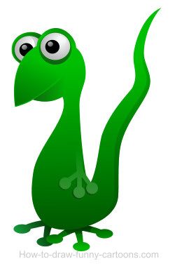 250x379 drawing a lizard cartoon projects cartoon lizard, easy