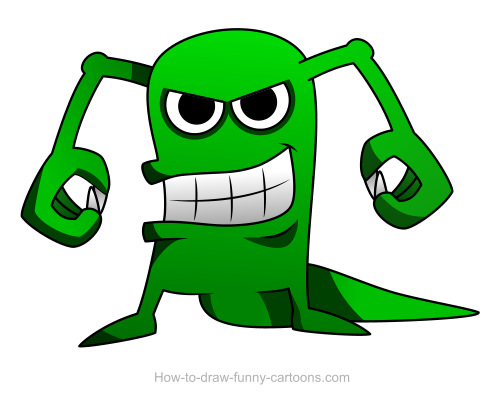 498x406 Monster Drawing