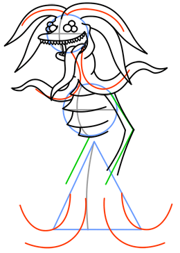 260x364 Cartoon Monster