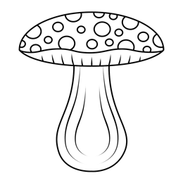 260x260 Cartoon Mushroom Step