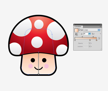 450x378 How To Create A Cute Vector Mushroom Character