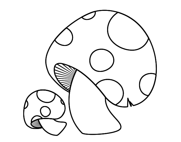 600x470 Drawing Mushroom Color Huge Freebie! Download For Powerpoint