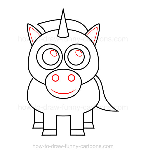 500x530 How To Draw A Unicorn