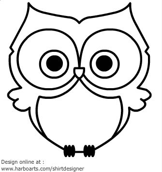 335x355 Owl Outline Owls Freelance Flash Development Owl Activities