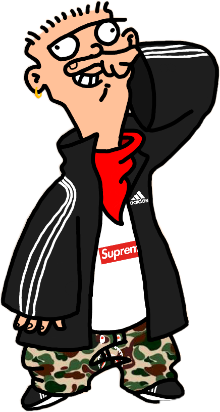 436x814 Supreme Bape Adidas Ededdneddy Cartoon Outline Drawing