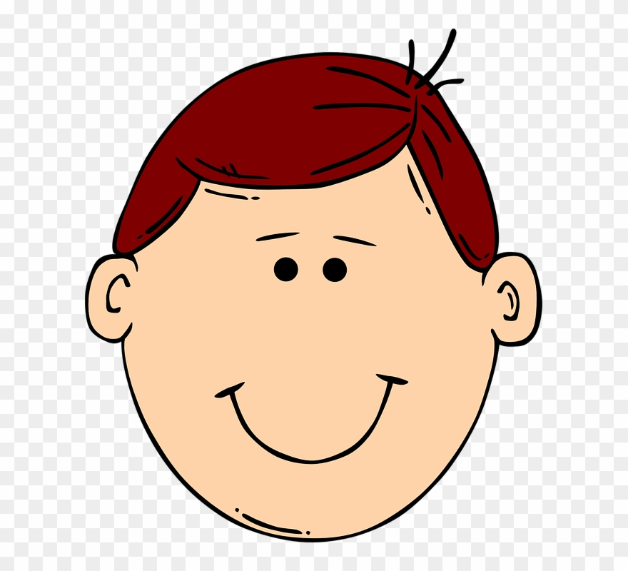 880x800 Boy Face Cartoon Drawing Clipart