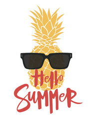 193x240 Cartoon Pineapple In Glasses Illustration For Children A Drawing