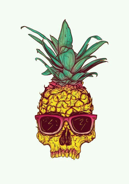 500x713 Drawings Pineapple Tattoo, Tattoos, Hipster Art