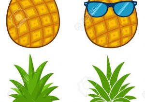 300x210 Cartoon Pineapple Drawing How To Draw A Pineapple