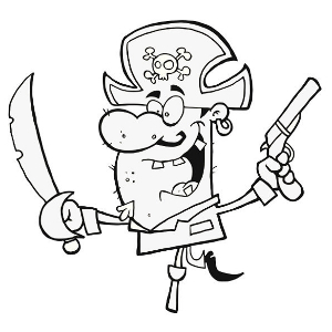300x300 Wonderful Pirate Clip Art And Coloring Pages For Kids